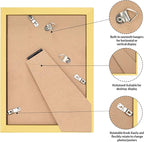 LaVie Home 4x6 Picture Frame Gold Set of 10, Display 4 x 6 Picture, Photo Frame Collage for Wall Gallery or Table Deco, Hanging or Tabletop Display