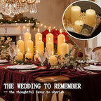 36 Pcs Ivory Pillar Candles Bulk Set，3 Different Lengths 2 x 3/6/8 Inch (12 Each)，Hurricane Candles，Dripless Unscented Smokeless，Gives You a Better Atmosphere When Organizing an Event Party.
