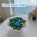 Potpourri Bags,Blue Potpourri Bowl Filler,Ocean Scented Decorative Dried Flower,Coastal Beach Bathroom Vase Decor(10.5 oz/2 Packs)