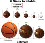Bronze 3.2" Large Christmas Balls - Christmas Tree Decoration Ornaments Shatterproof Hanging Balls for Birthday Halloween Holiday Wedding Decorations Set of 10pcs