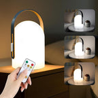 TRIROCKS Portable Cordless Lantern Outdoor Table Lamp Rechargeable Lantern4000mAh LED Battery Operated Table Lamps Easy 3-Step Touch Dimmable Outdoor Night Lamp Lantern with Remote Control