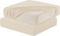 Hokway Stretch Couch Cushion Slipcovers Reversible Cushion Replacement Slipcovers Sofa Cushion Covers(Ivory, 2)