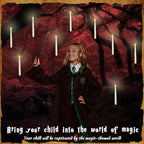 20PCS Floating Candles with Wand, Magic Hanging Candles, Flickering Warm Light LED Taper Flameless Candles with Wand Remote, Battery Operated Window Candle for Halloween Decorations Best Gift