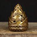 Brass Incense Burner Chinese Traditional Incense Burner Kit Zen Copper Incense Burner Office Home Yoga Room Sandalwood Burner Decoration Censer