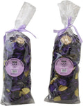 Lily Scented Potpourri Bags – 2 Large Packs, 8.4 oz Total – Dried Petals & Botanicals for Bowls & Vases – Long-Lasting Aroma for Home Décor, Office, Bathroom, Gift Use