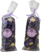 Lily Scented Potpourri Bags – 2 Large Packs, 8.4 oz Total – Dried Petals & Botanicals for Bowls & Vases – Long-Lasting Aroma for Home Décor, Office, Bathroom, Gift Use