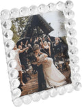 Crystal 8x10Inch Picture Frame, Wedding Frame Tabletop Display, Display Pictures 8''x 10'', Comes with Gift Box