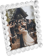 Crystal 8x10Inch Picture Frame, Wedding Frame Tabletop Display, Display Pictures 8''x 10'', Comes with Gift Box