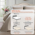 KASENTEX King XL Quilt Set 108"x98" – Soft Washed 3-Layer Lightweight Bedspread, Minimalist Nordic Design, All-Season Spring & Summer Quilt Set (1 Quilt + 2 Pillow Shams),Light Taupe