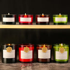 2-Pack Set Apple Cinnamon Scented Candles,Apple Pie & Kitchen Spices Natural Soy Jar Candles for Home,Highly Scented Aromatherapy Candles for Fall Holiday, Apple Cider Candle Ideal Gift for Women,Men