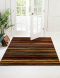 Unique Loom Barista Collection Area Rug - Icatu (10' Square, Beige/Brown)