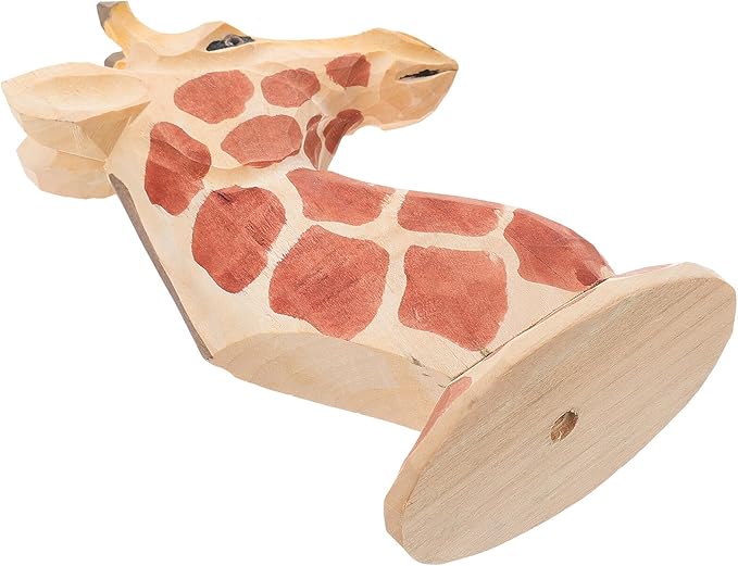 Giraffe Shaped Glasses Display Rack Wooden Eyeglasses Holder Desktop Storage Stand Animal Design Eyewear Organizer for Home Office
