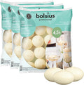 Bolsius Unscented 1.75" Floating Candles – Set of 60 Ivory Floating Candles – Cute and Elegant Burning Candles – Candles with Nice and Smooth Flame – Party Accessories