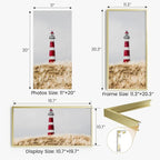 11x20 Aluminum Metal Picture Frame,Tempered Glass Gold Photo Frame 11x20 for Family Photo,Posters,Art,Document to Wall Mount Horizontally or Vertically