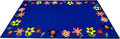 KIDCARPET.COM Alphabet Garden School Rug, 7'6" x 12" Rectangle | ABC Educational Learning Rug for Children's Classroom Playroom Multicolored Nursery Area Rug for Kids