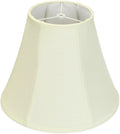 Cream Bell Lamp Shade - 1 Pack, 6.7" x 13" x 10.6" Fabric Replacement Lampshade for Table Lamp, Spider Fitter Lamp Shade for Home Decorative Lighting for Living Room, Bedroom, Study Room