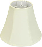 Cream Bell Lamp Shade - 1 Pack, 6.7" x 13" x 10.6" Fabric Replacement Lampshade for Table Lamp, Spider Fitter Lamp Shade for Home Decorative Lighting for Living Room, Bedroom, Study Room