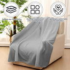 Newwiee 12 Pcs Fleece Throw Blankets Bulk 50'' x 60'' Oeko-tex Standard 100 Certified Spring Outdoor Wedding Guest Blankets Lightweight for Sleepover Donation Lap Pet Sofa Home (Green Shades)