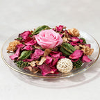 Potpourri Bags & Essential Oil Bracelet Set, Rose Scented Bowl Fillers, Fragrance Potpourri for Home Decor + Aroma Diffuser Stainless Bracelet, Gifts for Women, Mom, Aunt, Grandma, Wife-Pink
