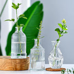 Brajttt Glass Bud Vase Set of 32 pcs,Bud Vases in Bulk,Small Vases for Centerpieces, Mini Flower Vase Bulk for Rustic Wedding Home Table Decorations