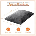 MAXYOYO 3 in 1 Kids Bean Bag Chair Bed, Convertible Chair Folds from Bean Bag to Lounger, Child Floor Sofa for Gaming, Reading, Floor Mattress with High-Density Foam Filling