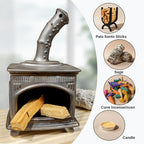 Handmade Ceramic Palo Santo Holder - Modern Smudge Bowl & Sage/Cone Incense Chimney for Yoga, Meditation, and Energy Cleansing - Ideal Gift for Zen Altar and Aromatherapy Enthusiasts