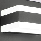 SOLFART Black Bathroom Vanity Lights Over Mirror Dimmable LED Modern Black Bathroom Lighting Bath Wall Lighting S8568 (5 Lights)