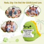 OCCdesign Mini Uncle Gifts from Niece Nephew I Love You Unclesaurs Best Uncle Gifts Cute Handmade Crochet Dino Thank You Gift for Uncle Funny Birthday, Christmas Ideas for Uncles Home Decor