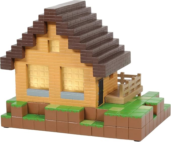 Department 56 Minecraft Village House Lit Building, 6.375 Inch, Multicolor