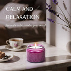 NORVENCE Candles for Women, Scented Candle Gift Set of 4, Scented Candles for Home, Birthday and Christmas Candle Gifts for Women (Vanilla, Lavender, Cinnamon, Jasmine, 14.4 oz)