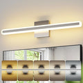 31.5 Inch Dimmable Bathroom Vanity Lights Over Mirror 5 Color Temperature Vanity Lighting Fixtures for Bath Brushed Nickel Bathroom Light fixtures Bar 5CCT