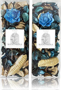 Potpourri Bags,Blue Potpourri Bowl Filler,Ocean Scented Decorative Dried Flower,Coastal Beach Bathroom Vase Decor(10.5 oz/2 Packs)