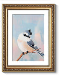 ARPEOTCY Vintage Gold Framed Wall Art Decor, 11x14 Inch Bedroom Bathroom Bird Picture Artwork, Canvas Wall Art for Living Room Bedroom, Antique Framed Painting Home Decor Aesthetic