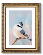 ARPEOTCY Vintage Gold Framed Wall Art Decor, 11x14 Inch Bedroom Bathroom Bird Picture Artwork, Canvas Wall Art for Living Room Bedroom, Antique Framed Painting Home Decor Aesthetic