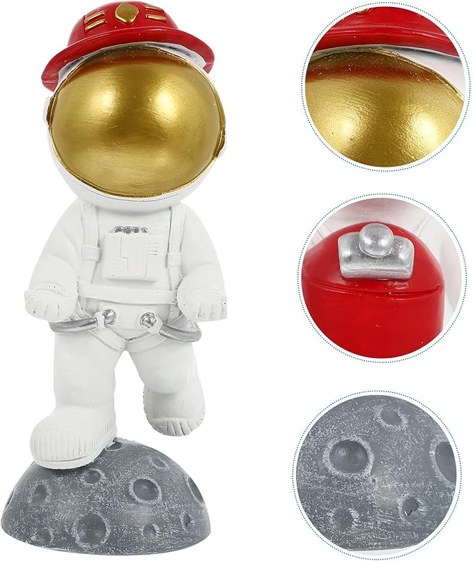 FUOYLOO Astronaut Glasses Stand Eyeglasses Holder Storage Rack Home Ornament Office Decor Desktop Display Organizer