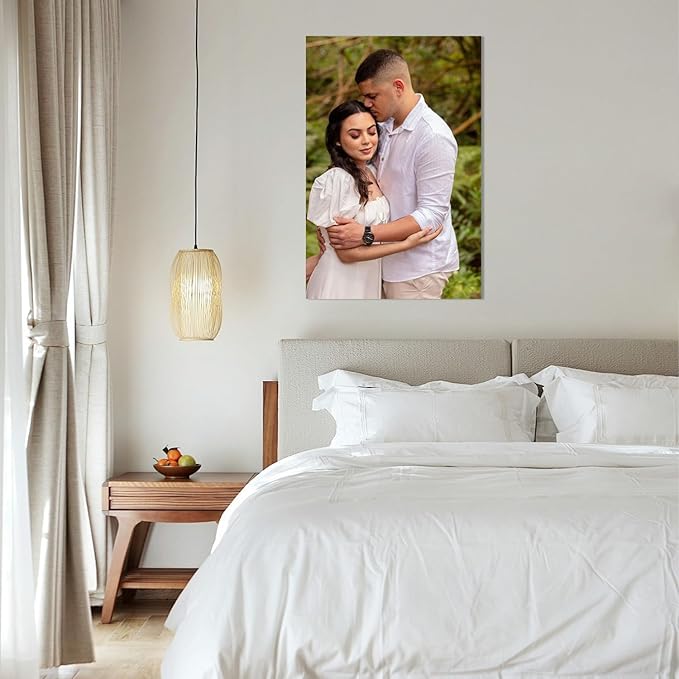 YXIMOX Custom 12" x18" Art Print on Premium Canvas, Personalized with Your Image or Design, Large Wall Decor for Living Room, Office, Bedroom, Custom Canvas Artwork(12"x18",Unframe)