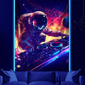 NYZE Astronaut Space Tapestry for Bedroom, Glow in the Dark Room Decor Wall Tapestries, Cool Galaxy Planet Wall Hanging, Wall Hanging for Men Guys Gamer Room Dorm Living Room 60in×80in