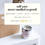 MALA Sundays Apricot Sandalwood & Lavender Candle for Home – Vegan Soy Aromatherapy – 45-Hour Clean Burn – Organic Non Toxic Candles – Calm Room Decor – 6.8 oz