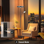 Floor Lamp-42W/4200LM Super Bright Floor Lamp,Dimmable 2-in-1 LED Floor Lamp for Bedroom,Torchiere Floor Lamps with Remote & Touch Control,69" Tall Standing Lamp for Living Room,Office,Reading