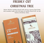 Balsam Cedar Incense Sticks - (80 Scented Sticks) Charcoal Free, Made from Upcycled Flowers | Like Freshly Cut Christmas Tree Incense Sticks, Cypress Woodsy & Moss Notes | for Holiday Cheers