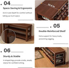 Shoe Rack Bench for Front Door Entrance, Solid Wood Shoe Bench for Closet, Entryway, Mudroom, Hallway, 23.62 inches