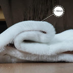 Ghouse Soft Faux Sheepskin Fur Rug 2x4 White Fluffy Bedside Rugs Plush Rug Shag Nursery Carpet Area Rugs for Living Room Bedroom Playing Room Decor