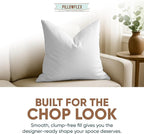 Pillowflex Synthetic Down Pillow Insert - 24x24 Down Alternative, Large Euro Pillow, Square Ultra Soft Throw, Euro Bed Sham - 1 Decorative Form