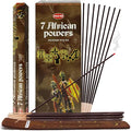 7 African Powers Incense Sticks and Incense Stick Holder Bundle Insence Insense Hem Incense Sticks