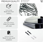 Overthinking Man Metal Wall Decor, Abstract Geometric Face Sculpture, Modern Line Art for Living Room, Office, Bedroom, and Contemporary Home Decor , Unique, Thought-Provoking Artwork for Minimalist Interiors (24 x 18 inches)