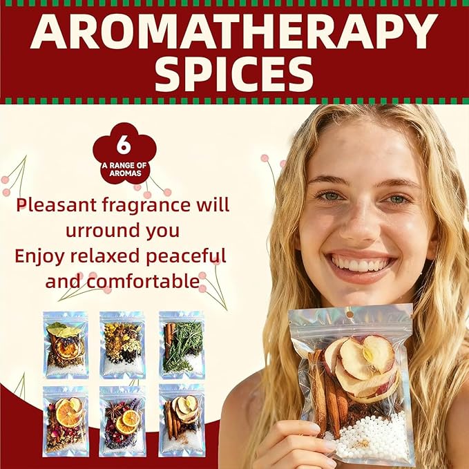 Intention Simmer Pot Blends, Simmer Pot for Stove Potpourri, Reiki-Infused Simmer Pot Potpourri Kit for Cozy Home Aroma, Meditation & Ritual Spaces-6pcs/set (Protection)
