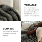 Bedsure GentleSoft Fuzzy Sherpa Faux Fur Twin Blanket Olive Green Cozy Gifts for Women Men, Soft Fleece Plush Warm Minky Thick Blanket Twin Size for Bed, Room Dorm Essentials Olive Decor Gifts, 60x80