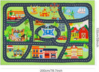 Kids Carpet Car Play Rug, City Life Traffic Road Kids Rug Playmat,Non Slip Children Educational Game Car Mat Area Rug for Playroom Baby Toddler Boys Bedroom Classroom (78.7X59 INCH, Style 2)
