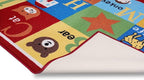 Furnish my Place 745 ABC with Animal ABC Area Rug for Kids | Educational Alphabet | Animals Children Rug | Contemporary Design | Multicolor (7'10"x11')