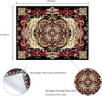 CHDGDHC Boho Mandala Moth Tapestry,Hippie Floral Aesthetic Wall Tapestries, Psychedelic Aesthetic Decor, Large Tapestry for Bedrooms, Living Rooms, and Dorms-79.92x59.84 Inch